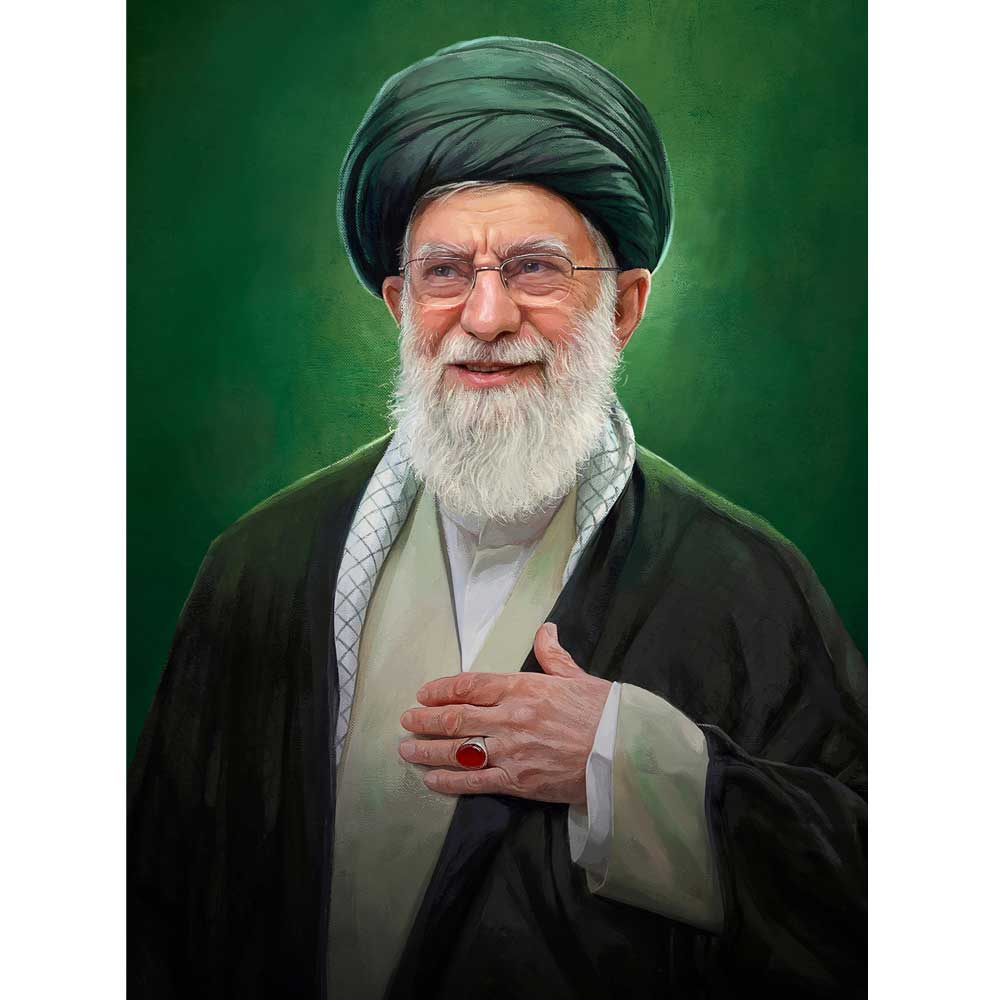 po قاب عکس رهبر شهید شاسی 9 در 13 - Image 1