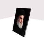 قاب عکس شهید سید حسن نصرالله شاسی 9 در 13 - Image 3