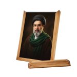 قاب عکس آهنربایی کار چوب رنگ نارنجی سایز 14 در 20 سانتیمتر